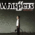four showing a pixelated figure in various poses with changing text overlays including 'whispers', 'SKILLET', and 'DARK'