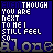 Blue background with white pixelated text reading "EVEN THOUGH YOU ARE NEXT TO ME I STILL FEEL SO ALONE" repeated in a pattern