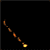 Animated contact sheet showing a glowing orange-yellow shape forming into and transforming within a heart outline against black background.