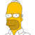 Pixelated yellow cartoon character with large nose, white eyes, and brown mouth against plain background.