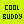 A 5x5 contact sheet of animated stick figure frames on a bright yellow background with "COOL BUDDY" text in the top-left corner, showing sequential motion cycles for various actions like running and jumping.
