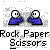Pixelated cartoon figures in blue shirts with white faces, arranged in showing sequential hand gestures from fists to open palms
