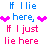 Pixelated text in blue, pink, and purple with heart symbols on a white background.