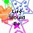 Pixelated icon with layered star shapes and text reading "Life Would Be So Simple If Boys Werent So Cute!" in black block letters.