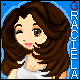 pixelated character portraits with brown hair and white clothing, each bordered by blue text reading "GRACIELA" in alternating white and red letters