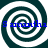 Four identical spiral patterns arranged in a with blue text overlaid on each quadrant