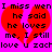 Pixelated text and red broken heart on bright pink background with repeated phrases about missing someone named Wen.