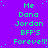 A static image with a purple background displays repeated green text reading "Me Dana Jordan BFF'S Foreve!!!" in multiple and