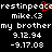 A black background displays white pixelated text in two with a red heart symbol over the top-left text, showing identical static content across both