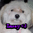Two side-by-side dog images with text overlays; left shows a white fluffy dog, right shows a black-and-white dog with mouth open.