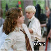 A four- animated sequence shows two characters in school uniforms with text overlays changing from 'OT!' to 'HALFOT!' to 'GET OUTTA MY SHOT!'