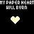 Animated sequence showing a heart icon transitioning from intact to burning and ash, with repeated text above each frame.