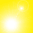 Four yellow each contain a bright white circular light with smaller dots connected by faint lines, forming a patterned sequence