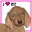 Pixelated dog with light brown fur and long ears, displayed in a of identical frames with pink borders
