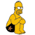 Pixelated yellow cartoon character with glasses, arms crossed, holding a black bomb with orange fuse.