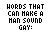 pixelated text icons displaying phrases like 'NIFTY', 'SHELL', and 'FANTABULOUS' in varying colors beneath repeated header text