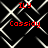 Red text 'ILY' and 'Cassidy' repeated over a black background with white geometric lines forming diamond shapes.