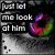 A four- of a person's eye with rainbow-colored irises, showing text changes