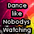 Four distinct display text phrases over colorful backgrounds with a stylized figure in the bottom-left