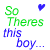 A 50x50 pixel animated buddy icon with colorful text and heart symbols arranged in a contact sheet layout showing three frames of animation.