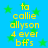 Blue background with green stars and yellow text reading 'ta callie allyson 4 ever bffs' repeated twice in a