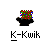 Pixelated character with brown skin and multicolored hair in a black shirt, shown across with varying arm positions and text labels below