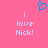 Pixelated blue heart symbol above two identical text blocks on pink background.