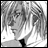 Black-and-white pixelated image of a character with long hair, side profile, and closed eyes, next to text reading 'AnimeIM' and 'com' on a black background.