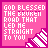Pixelated pink and magenta graphic with white text reading "GOD BLESSED THE BROKEN ROAD THAT LED ME STRAIGHT TO YOU" across six , each containing a stylized shoe icon