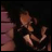 A 48x48 pixel animated contact sheet showing two frames of a Cowboy Bebop character icon with text elements on the right side.