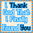 Two side-by-side pixel art frames of a buddy icon with text "i Thank God That i Finally Found You" in different color schemes, bordered by orange and blue stripes.