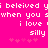 Pixelated text on bright pink background with repeated phrases and heart symbols.
