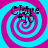 Four identical display a pink and cyan spiral background with black text reading "Claire #10" in each