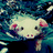 Pixelated image of a small white pig with pink ears and snout in blue water, next to yellow with blue text "JPIP!!!!" and "THAT'S ME!!!!!!"