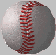 Four views of a baseball with red stitching on a gray background, each showing different angles of the ball's surface.