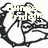 Pixelated black-and-white icon with stylized text 'Bumell Pride' overlaid on abstract shapes resembling a figure holding an object.