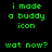 Green pixelated text on four distinct background colors arranged in a