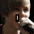 Four- of Justin Bieber images with text overlays: 'I', 'LOVE', 'JUSTIN', 'Bieber' in white block letters on black backgrounds