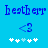 Blue background with pixelated text 'besterr' in two , heart symbol '<3', and five white plus signs below each