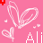 A pink animated contact sheet showing two frames of a cartoon-style icon with white heart-shaped outlines and small hearts, plus red numbers in the corners.