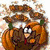 Animated turkey-themed icon with multiple text overlays and holiday elements, featuring a cartoon turkey in various poses against festive backgrounds.