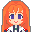 Pixel art character portraits arranged in a on gray background, each with distinct hair colors and clothing details
