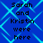 Blue background with cyan diamond lattice pattern and repeated black text "Sarah and Kristin were here" in pixelated font.