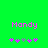 Green background with pink text 'Mondy' and purple flower icons, showing two states of animation where one flower changes color.