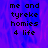 Pixelated text on a purple-blue gradient background with a gray section on the right.
