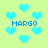 Pixelated blue hearts and text on a light green background with no visible animation changes.
