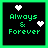A 4x3 contact sheet of pixel art animated frames showing text and heart symbols on black backgrounds with green borders, displaying variations in heart positions and text animation.