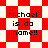 Pixelated red and white checkered background with repeated text "Michael is da name!!" in black block letters across four distinct patterns