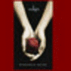 A four-quadrant image with red, black, and gray sections containing text and a book cover with hands holding a red apple.