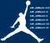 Static pixelated icon featuring a white silhouette of a basketball player in mid-air jump shot against dark blue background with horizontal light blue stripes on right side.